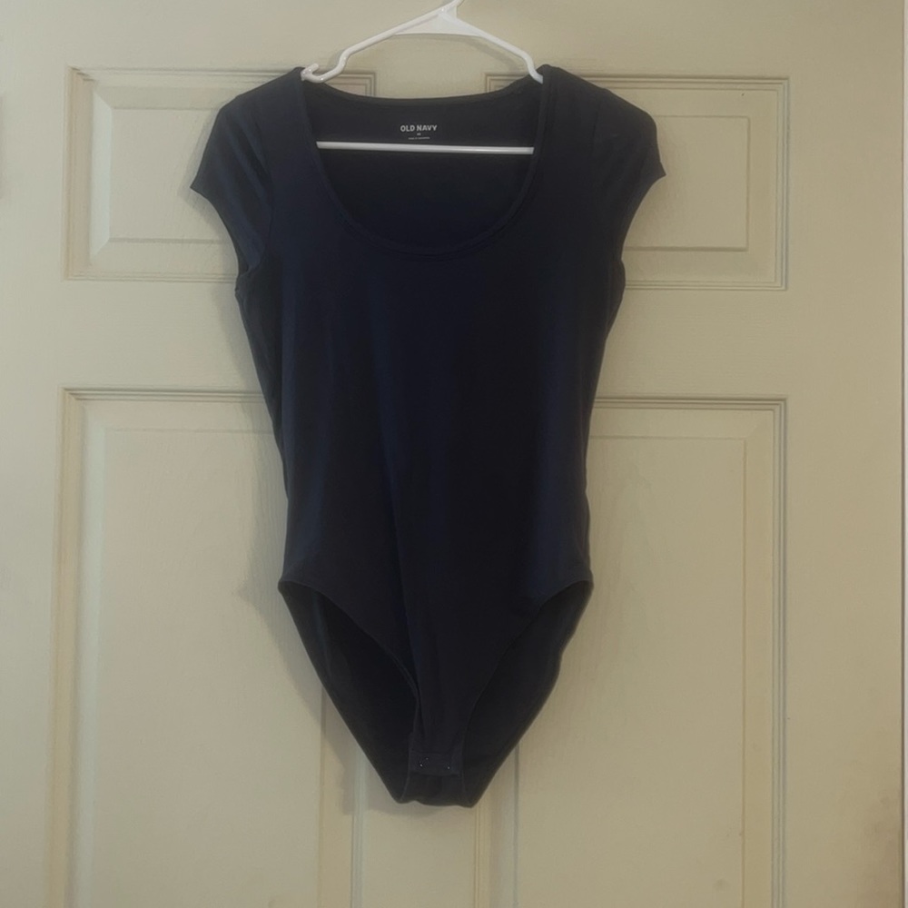 Old Navy Navy blue fitted bodysuit